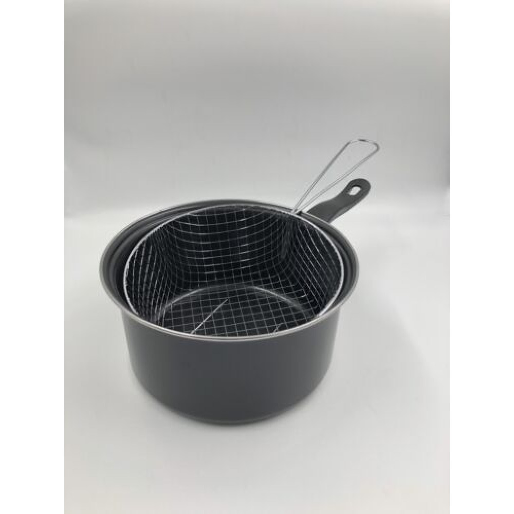 PANDELI CLASS SAUCE PAN WITH FRYING BASKET 1203 PANDELI CLASS SAUCE PAN WITH FRYING BASKET 1203