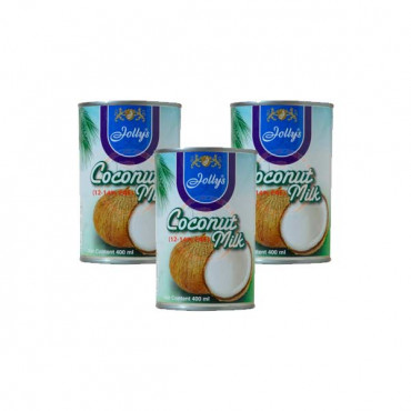 Jollys Coconut Milk 3 x 400ml