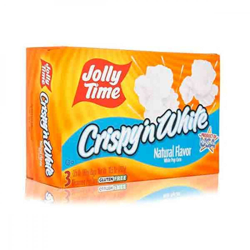Jolly Time Crispy’N White Microwave 298gm  Jolly Time Crispy’N White Microwave 298gm