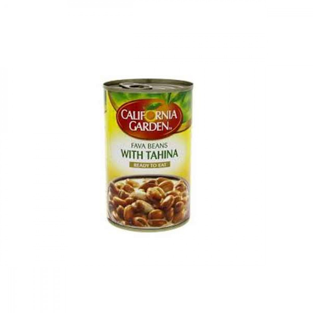 California Garden Fava Beans With Tahina 450gm  California Garden Fava Beans With Tahina 450gm