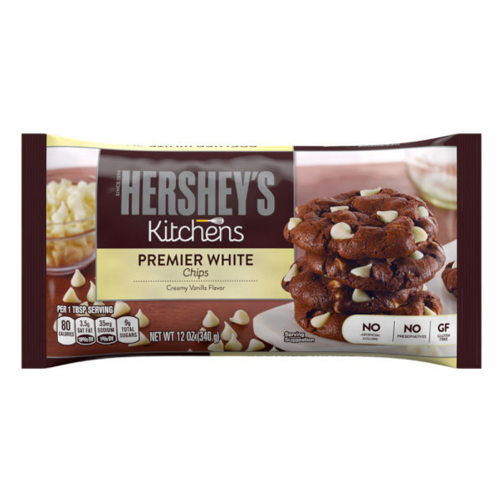 HERSHEY'S PREMIER WHITE CHIPS 340 GM HERSHEY'S PREMIER WHITE CHIPS 340 GM
