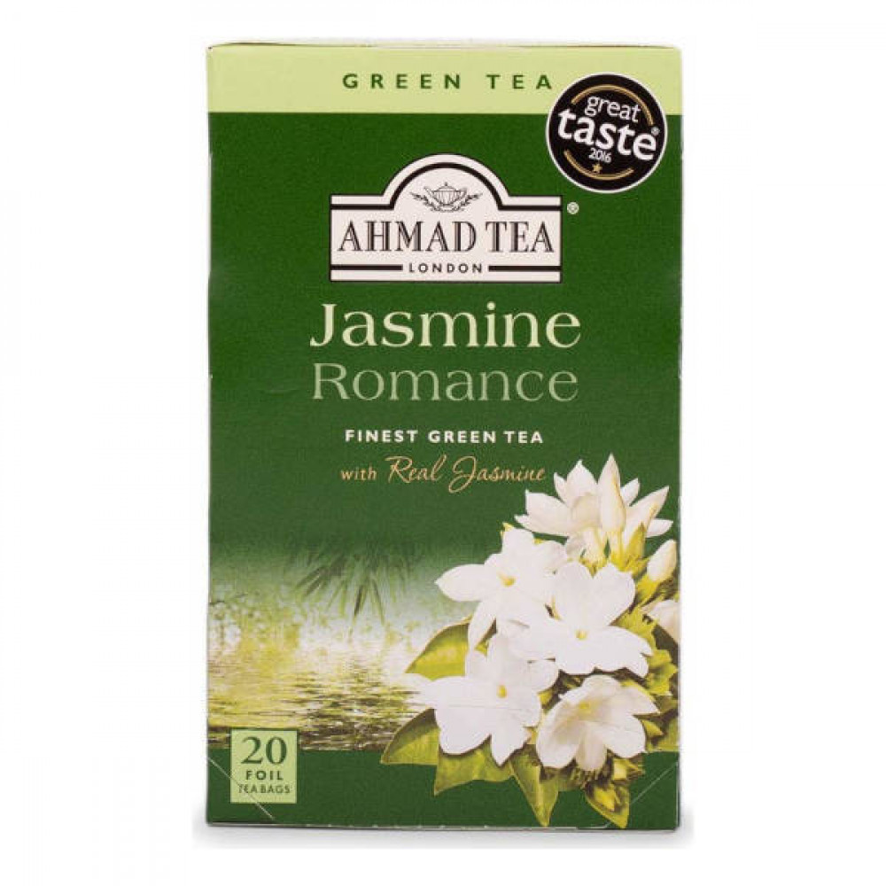 AHMAD JASMINE ROMANCE GREEN TEA 20 X 1.5 GM AHMAD JASMINE ROMANCE GREEN TEA 20 X 1.5 GM