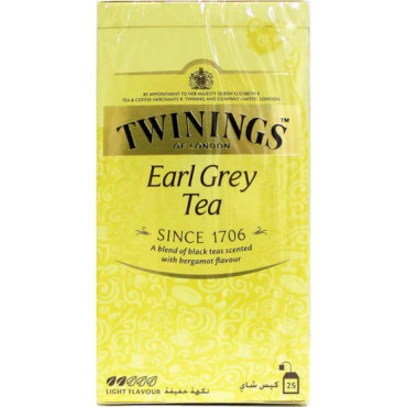 TWININGS EARL GREY TEA BAGS 25S