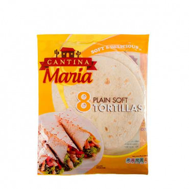 Nutrina Flour Tortillas Plain Soft 320gm 