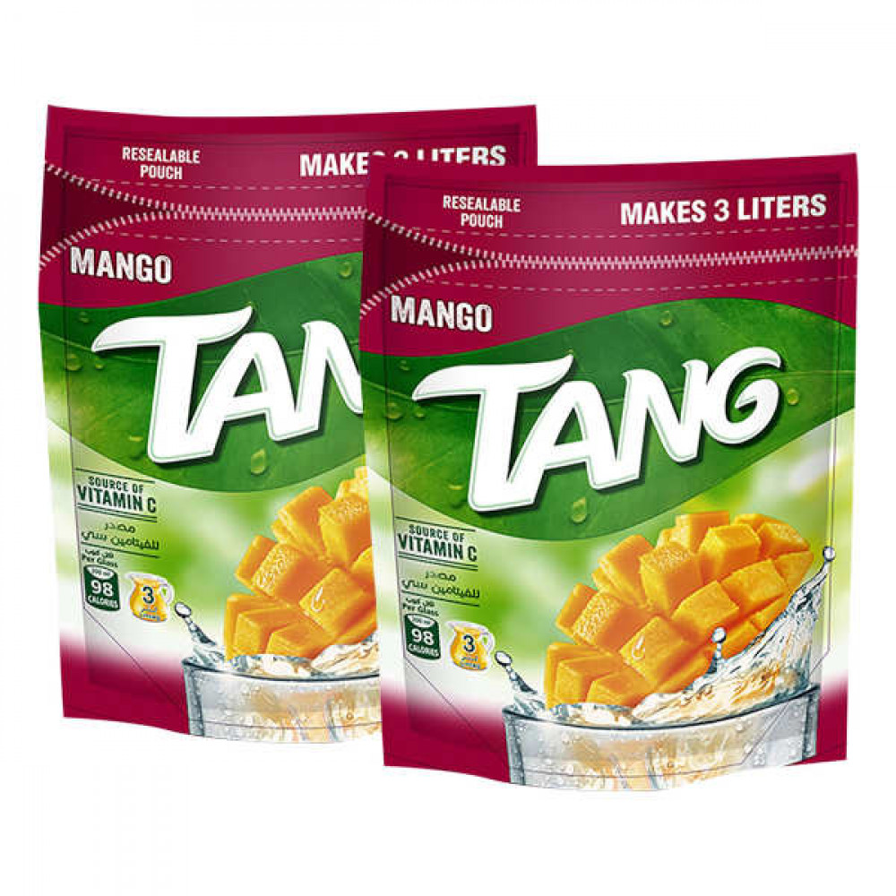 Tang Instant Fruit Drink Powder Mango 2 x 375gm  Tang Instant Fruit Drink Powder Mango 2 x 375gm