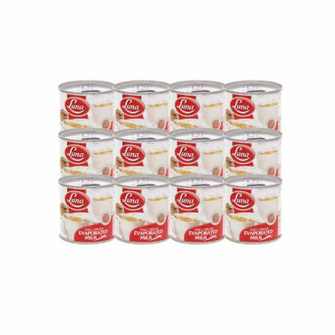 Luna Full Cream Evaporated Milk 12 x 170gm 