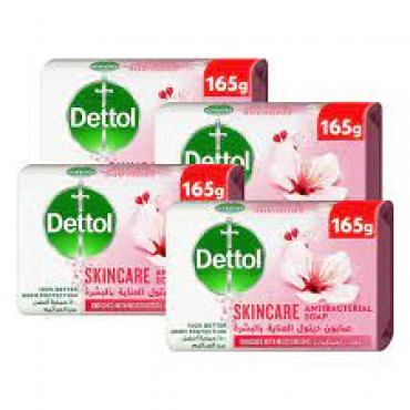 Dettol Soap Skincare 4 X 165Gm 35%Off