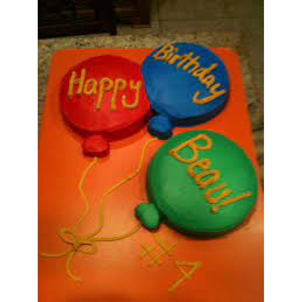 Birthday Ballon Cake Shape Birthday Ballon Cake Shape