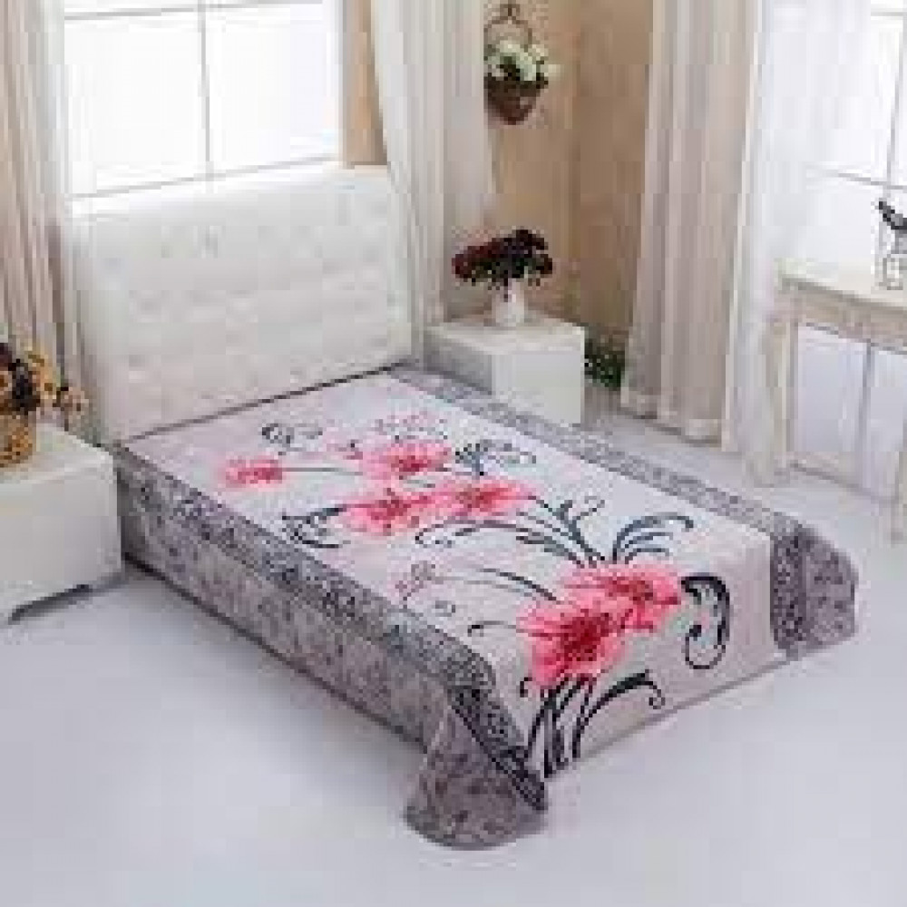 White Bear Single Blanket 160X220 Cm White Bear Single Blanket 160X220 Cm