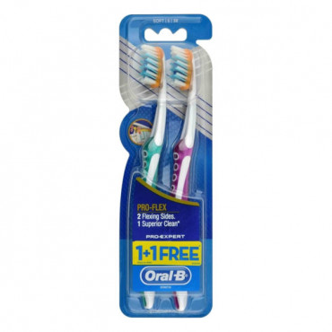 Oral B Pro-flex Toothbrush Soft 1+1 Free 