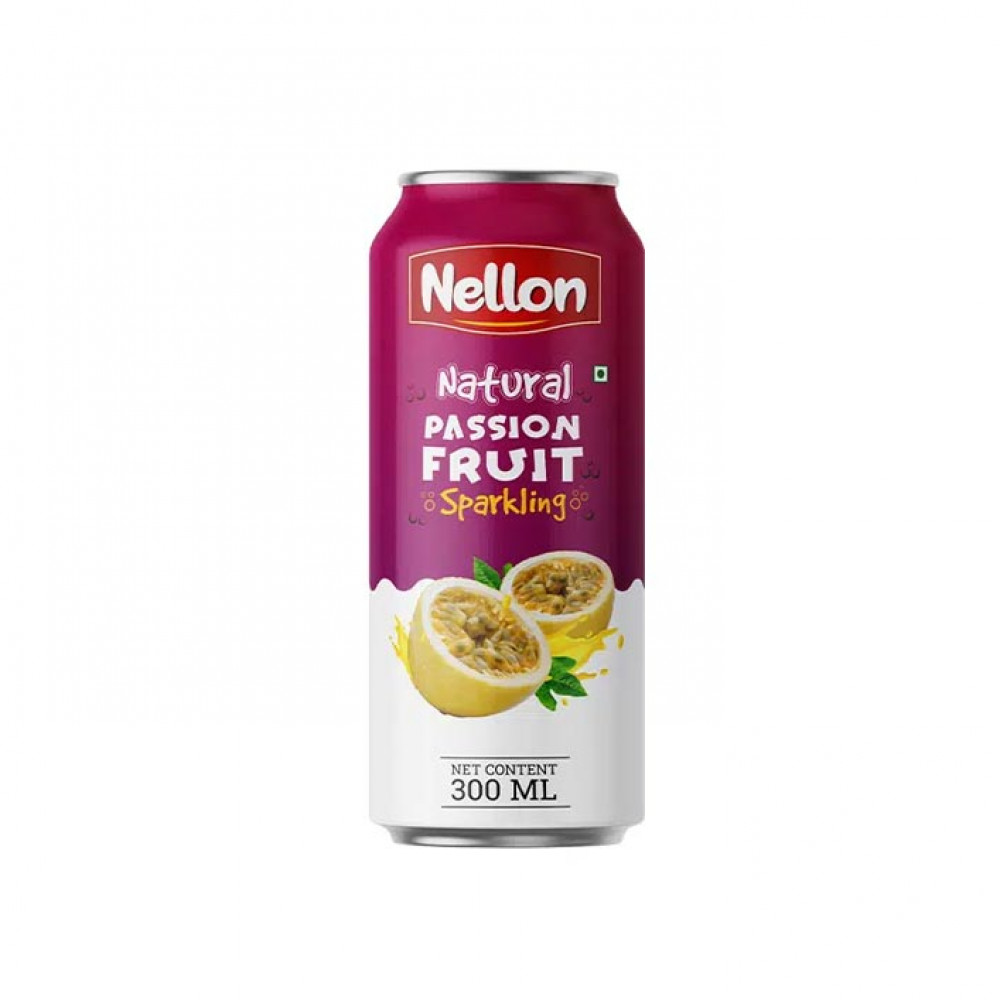 Nellon Natural Passion Fruit Sparkling 300Ml Nellon Natural Passion Fruit Sparkling 300Ml