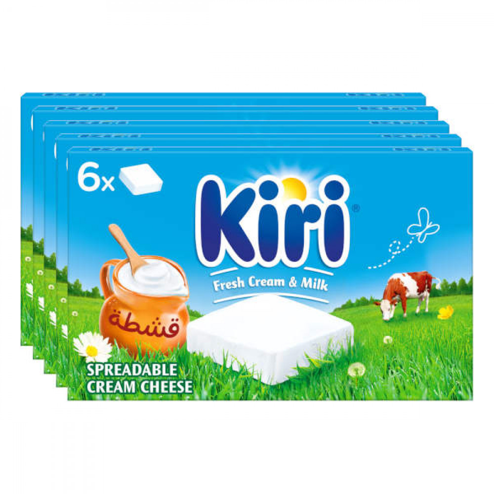 Kiri 6 Portion Cheese 5 x 108gm Kiri 6 Portion Cheese 5 x 108gm