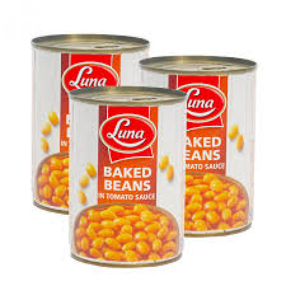 Luna Baked Beans In Tomato Sauce 3X380Gm Luna Baked Beans In Tomato Sauce 3X380Gm