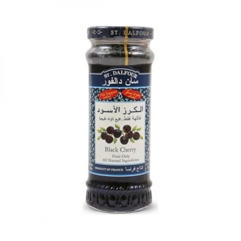 St. Dalfour Black Cherry Jam 284gm  St. Dalfour Black Cherry Jam 284gm