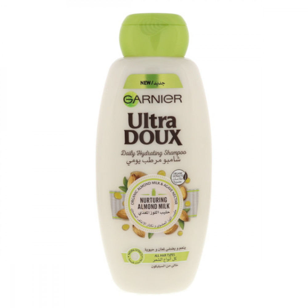 Garnier Ultra Doux Daily Hydrating Shampoo Nurturing Almond Milk 400ml 