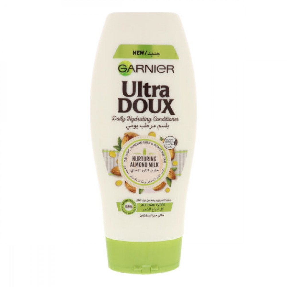 Garnier Ultra Doux Daily Hydrating Conditioner Nurturing Almond Milk 400ml  Garnier Ultra Doux Daily Hydrating Conditioner Nurturing Almond Milk 400ml