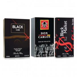 Shirley May Don Carlos 100ml + Black Car 100ml + Black Market 100ml