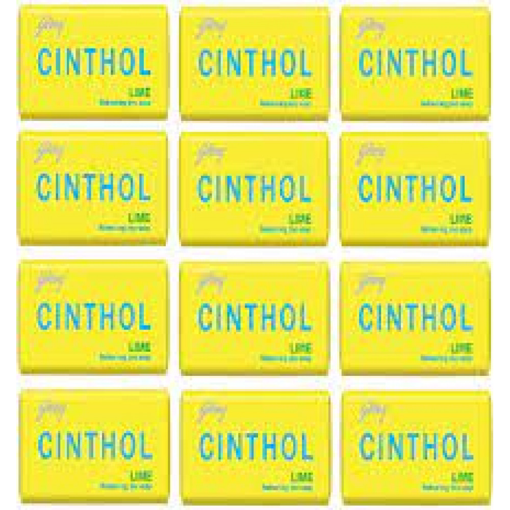 Godrej Cinthol Soap Lime 12S*75Gm