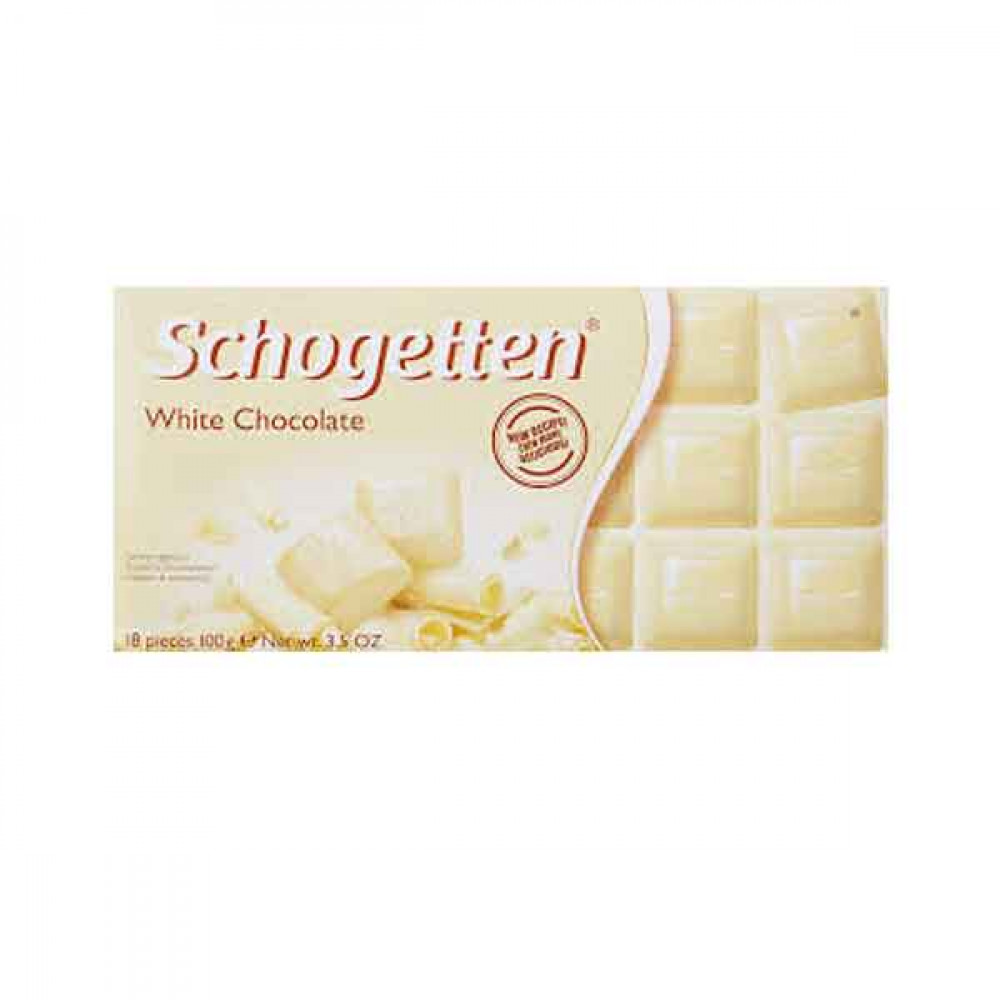 Schogetten White Chocolate 100gm  Schogetten White Chocolate 100gm
