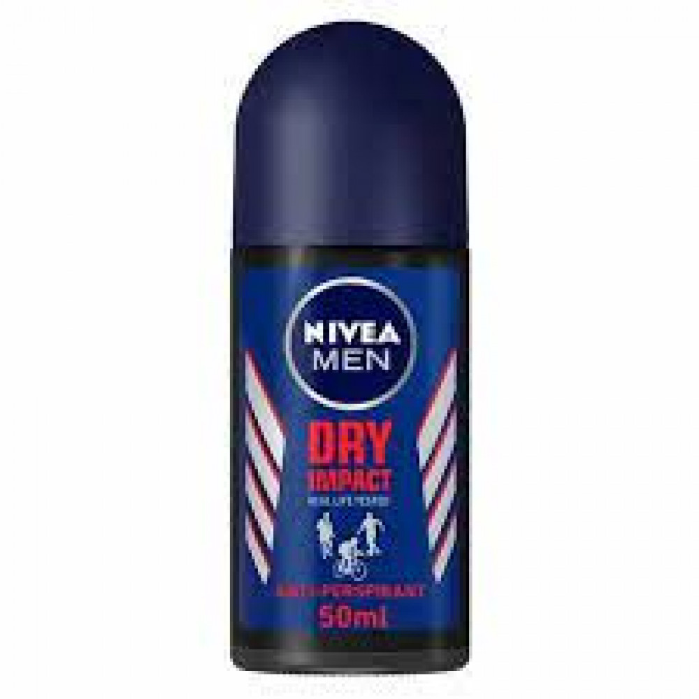 Nivea Dry Impact Male Roll On 50Ml Nivea Dry Impact Male Roll On 50Ml
