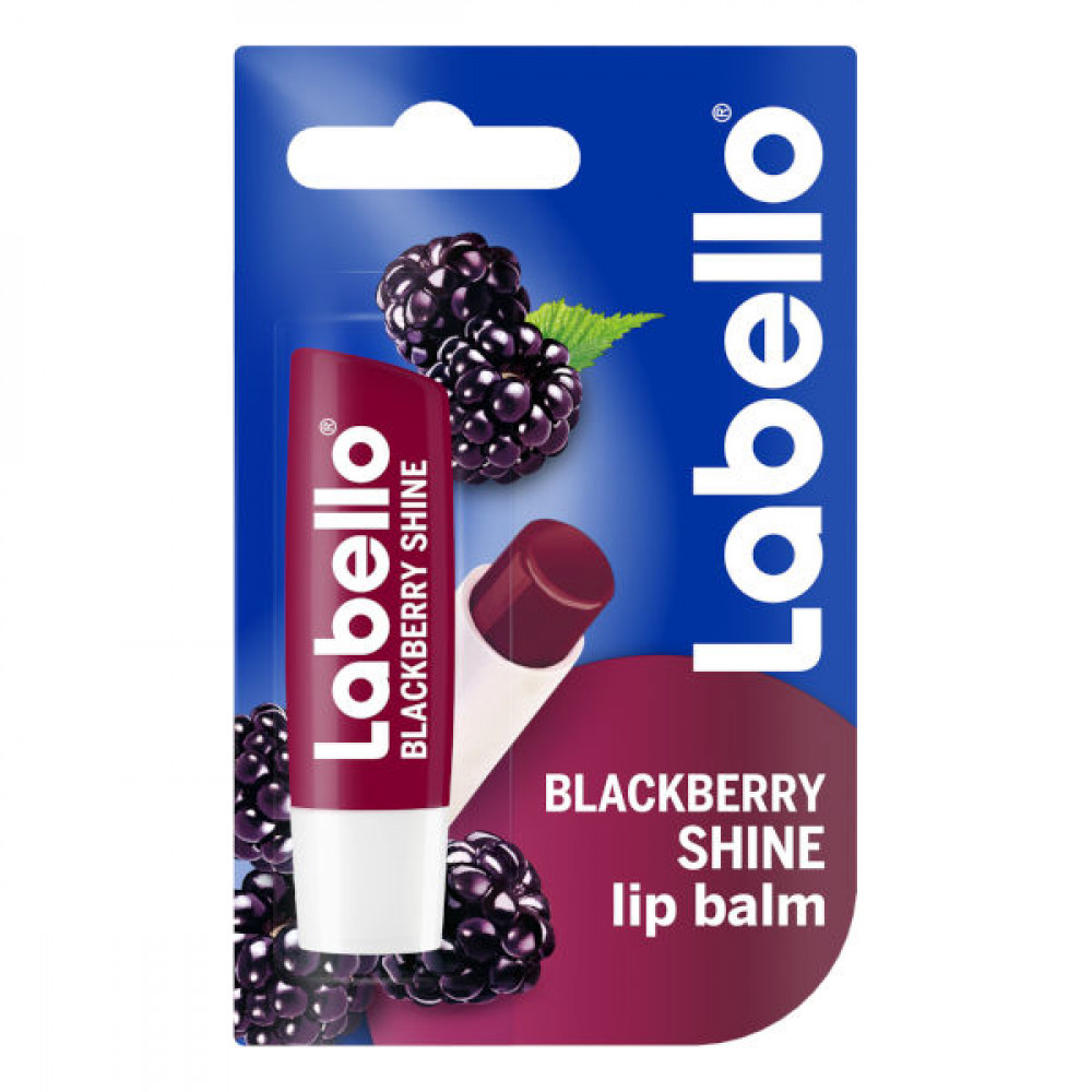 Labello Lip Balm Blackberry Shine 4.8gm  Labello Lip Balm Blackberry Shine 4.8gm