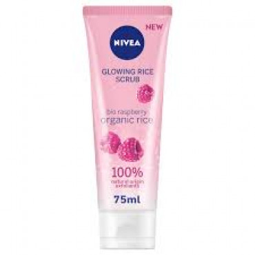 Nivea Face Wash Glowing Rice Scrub 75Ml