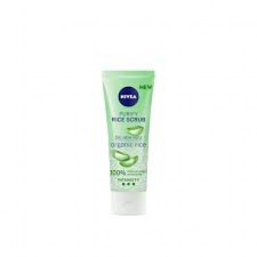 Nivea Face Wash Purifying Rice Scrub 75Ml