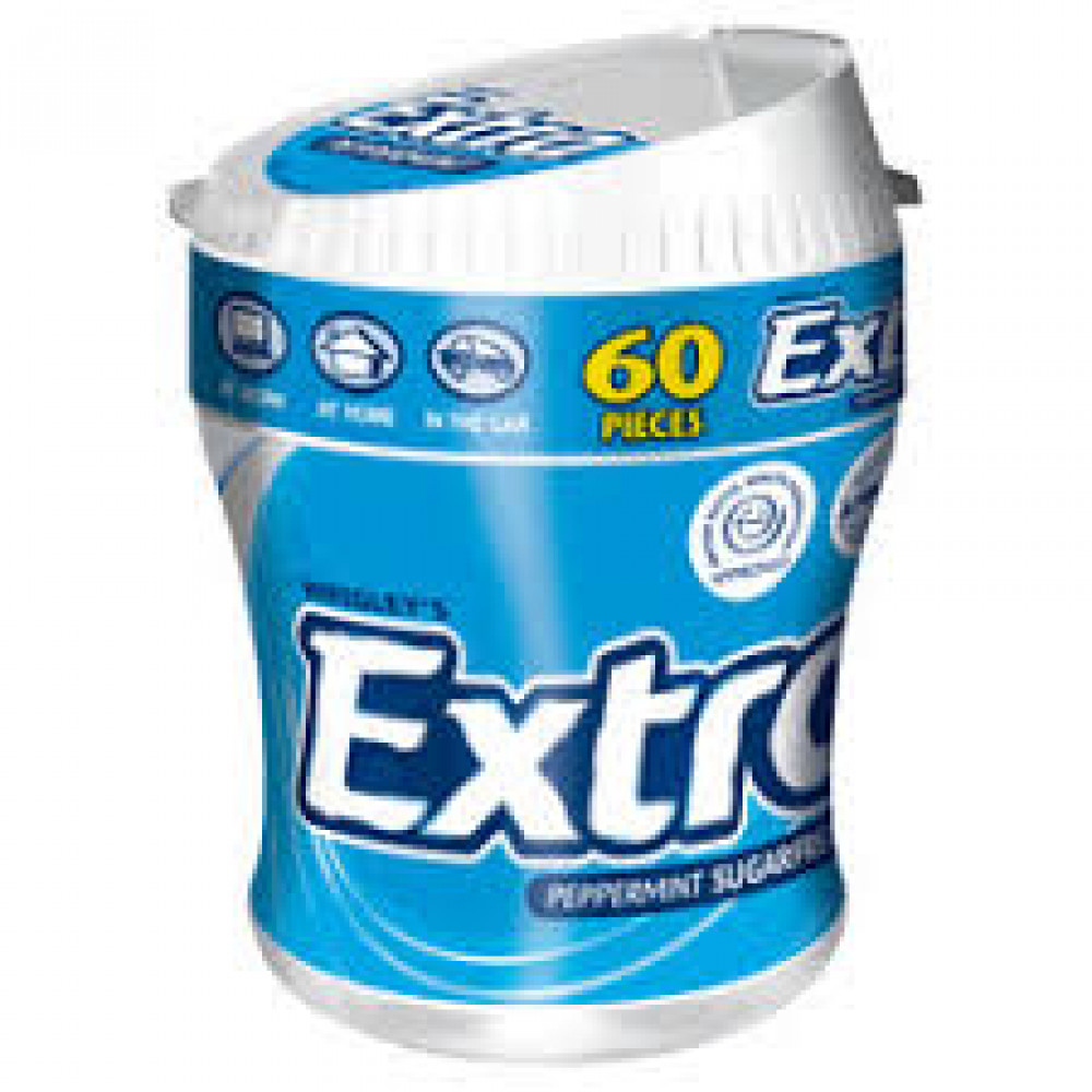 Wrigleys Gum Extra Peppermint Big 60s  Wrigleys Gum Extra Peppermint Big 60s