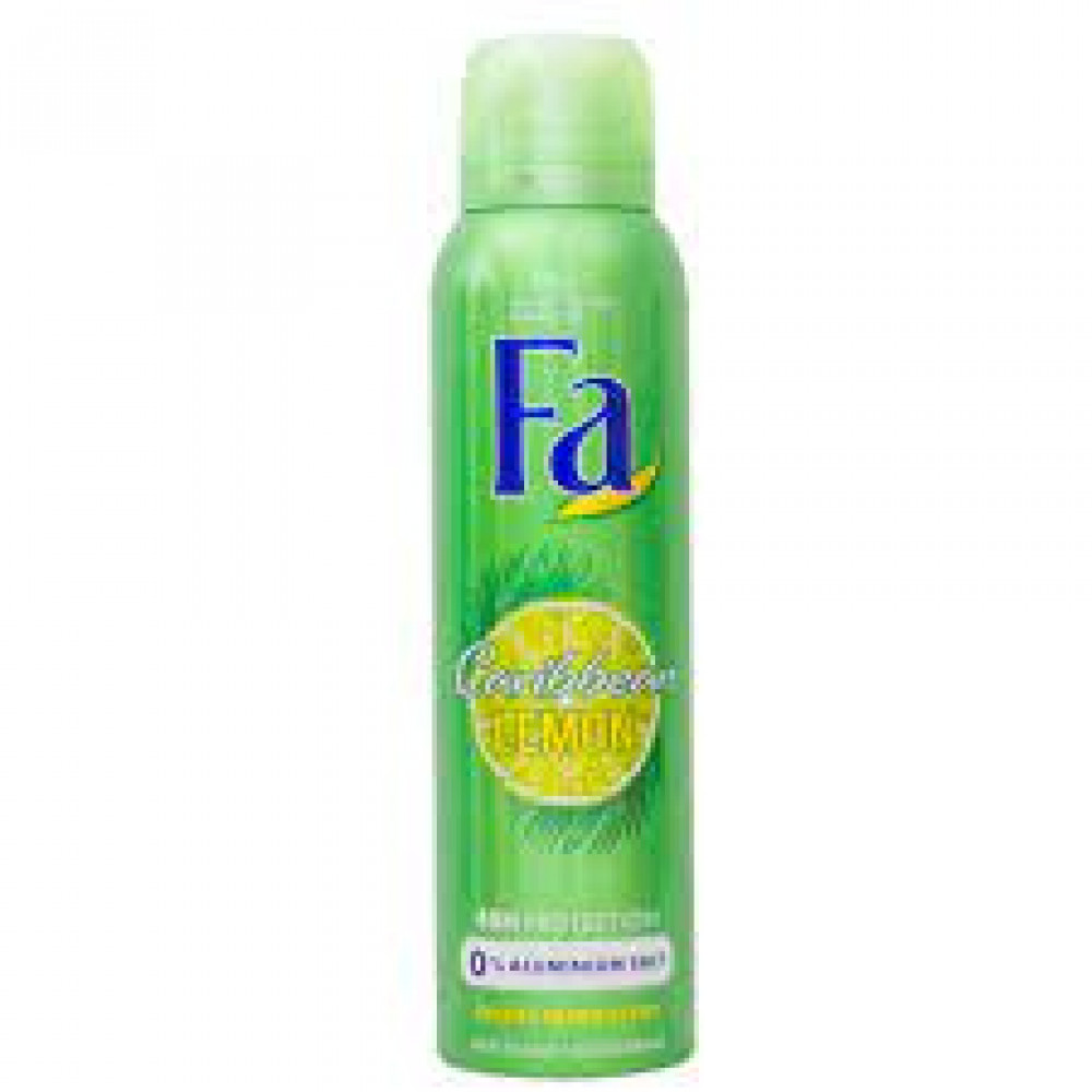 Fa Carribean Lemon Deo Spray 150Ml Fa Carribean Lemon Deo Spray 150Ml