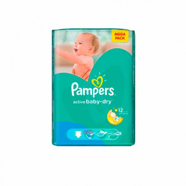 Pampers Baby Diaper Mega Pack Large 76s (8-14Kg) 