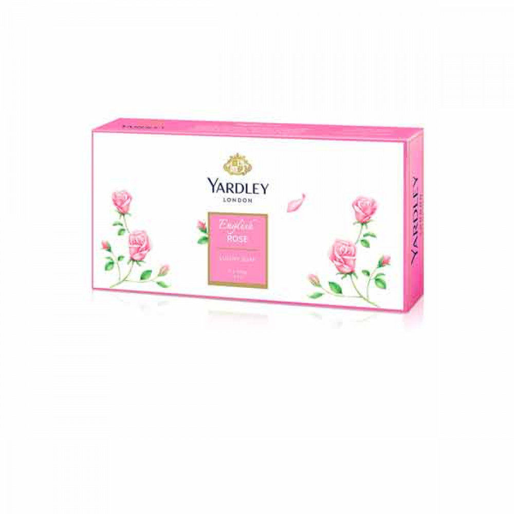 Yardley Luxury Soap English Rose 3 x 100gm  Yardley Luxury Soap English Rose 3 x 100gm