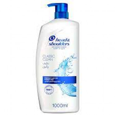 Head And Shoulder Classic Clean Shampoo 1Ltr