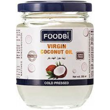 Foodbi Virgin Cocnut Oil Glass 200Ml