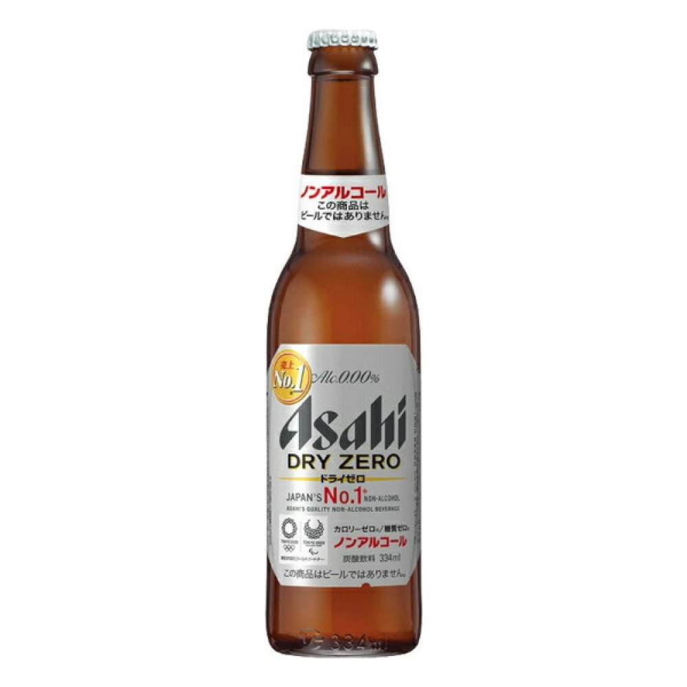 Asahi Dry Zero Non-alcoholic Beverage 334ml 