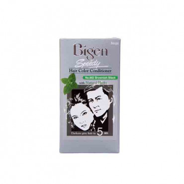 Bigen Speedy Hair Color Conditioner Brownish Black (882) 