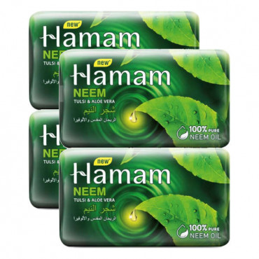 Hamama Neem Soap 150gm 3 + 1 Free  