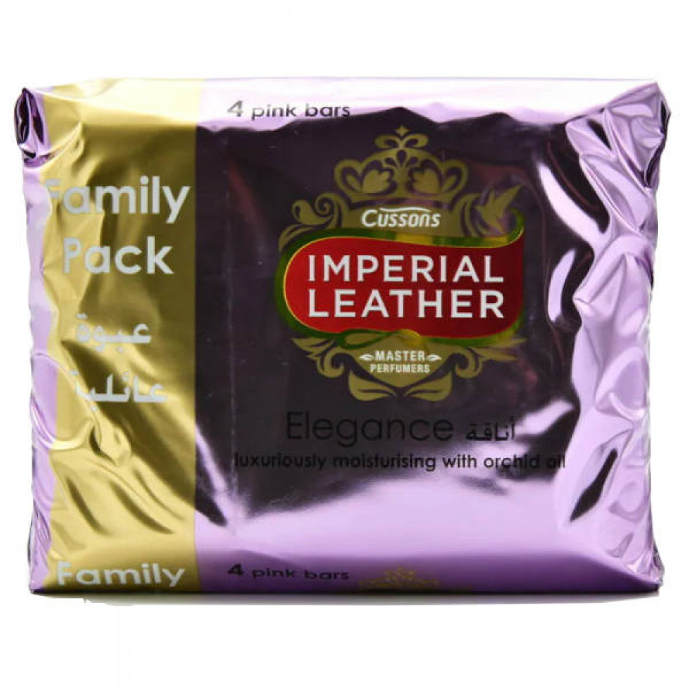 Imperial Leather Soap Elegance 4 x 175gm  Imperial Leather Soap Elegance 4 x 175gm