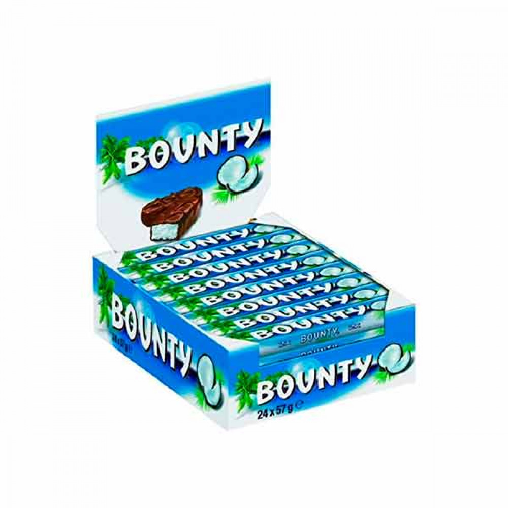 Bounty Double Chocolate 24 x 57gm  Bounty Double Chocolate 24 x 57gm