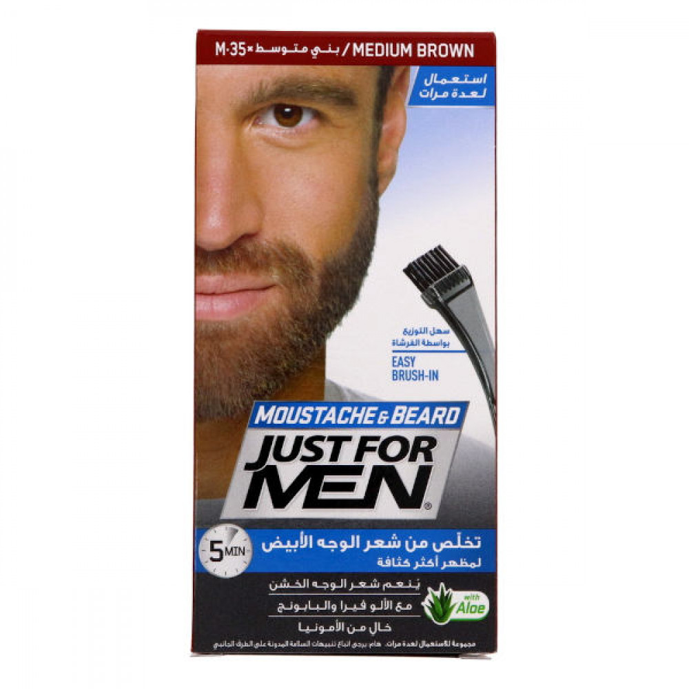 Just For Men Moustache Hair Colour Medium Brown  Just For Men Moustache Hair Colour Medium Brown