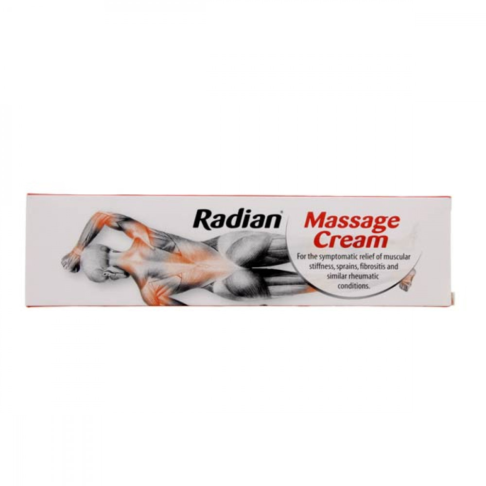 Radian Massage Cream Uk 100gm  Radian Massage Cream Uk 100gm