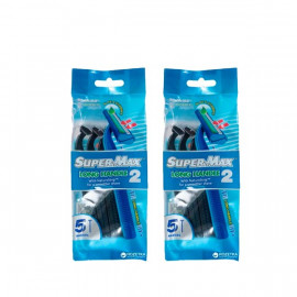 Supermax 3 Blade Long Handle 5+2 Twin Pack