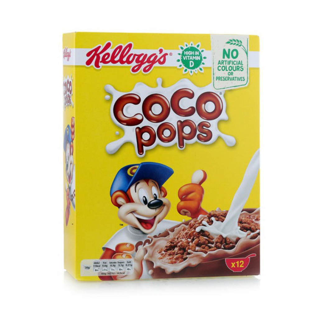 Kelloggs Coco Pops 375gm  Kelloggs Coco Pops 375gm