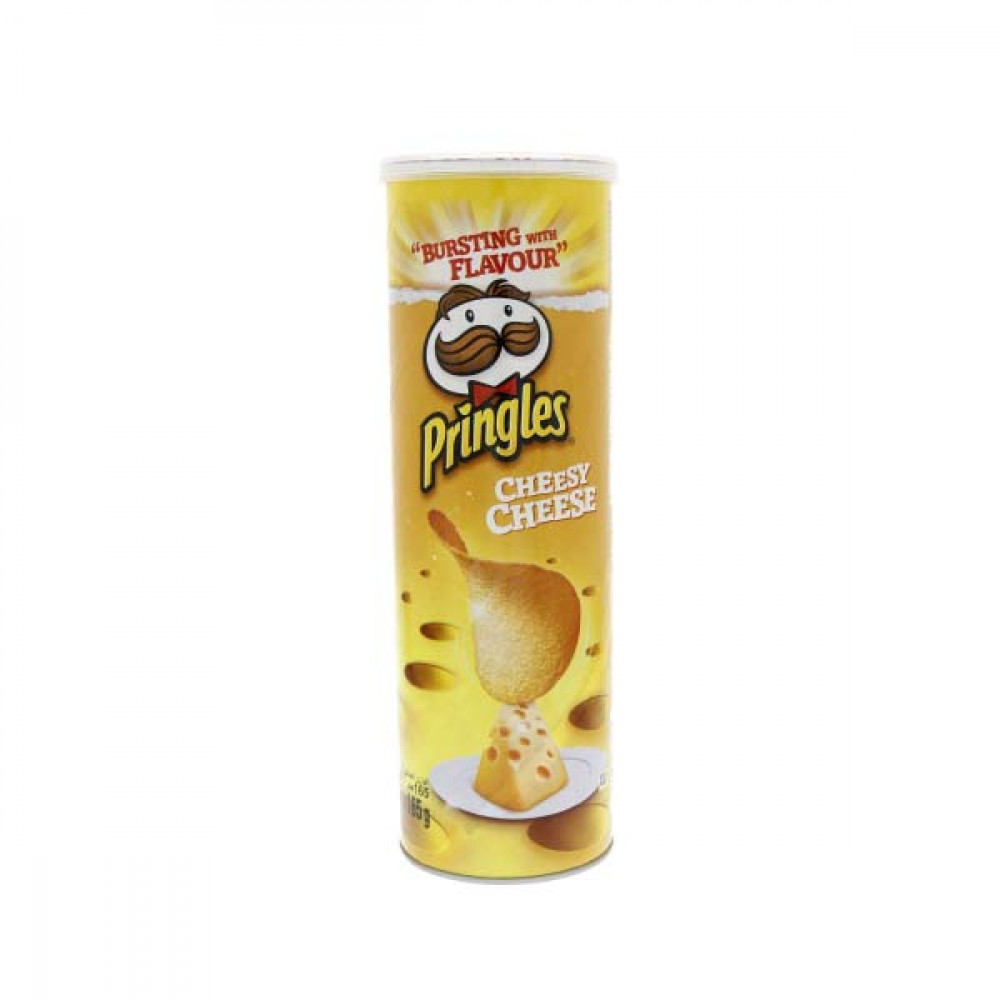 Pringles Potato Crisps Cheesy Cheese 165gm  Pringles Potato Crisps Cheesy Cheese 165gm