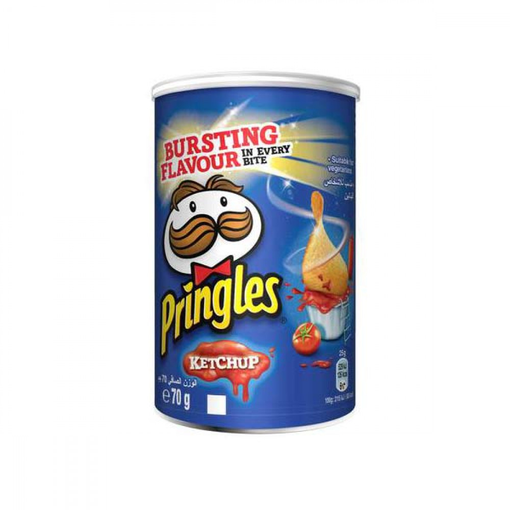 Pringles Potato Crisps Ketchup 70gm 
