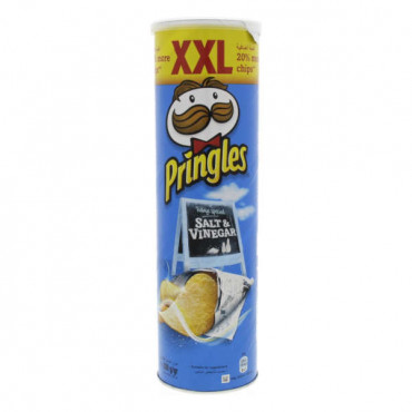 Pringles Potato Crisps XXL Salt & Vinegar 200gm 
