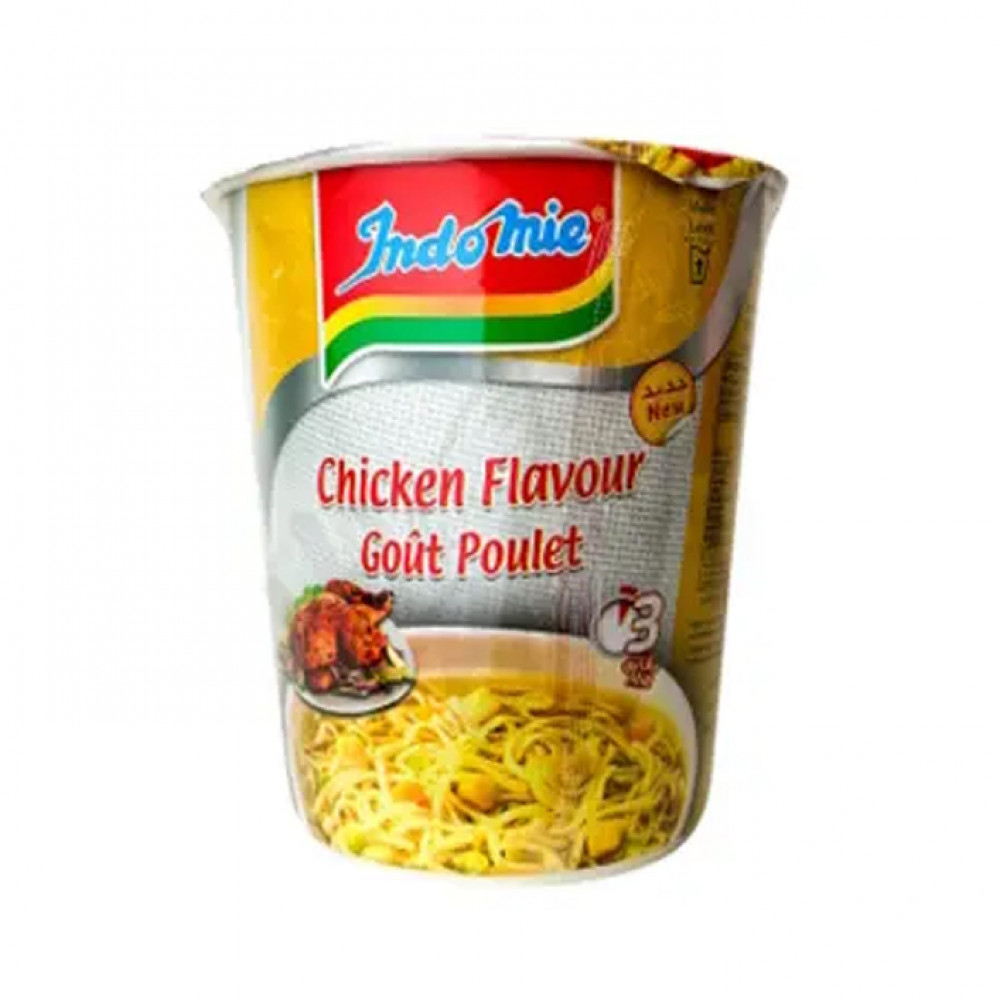 Indomie Cup Noodles Chicken Flavour 62Gm New Indomie Cup Noodles Chicken Flavour 62Gm New