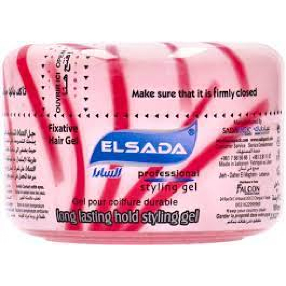 Elsada Hair Gel Pink 100Ml Elsada Hair Gel Pink 100Ml
