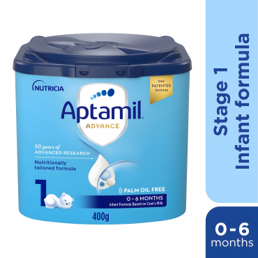 Aptamil Advance 1 Infant Formula 0-6M 400G