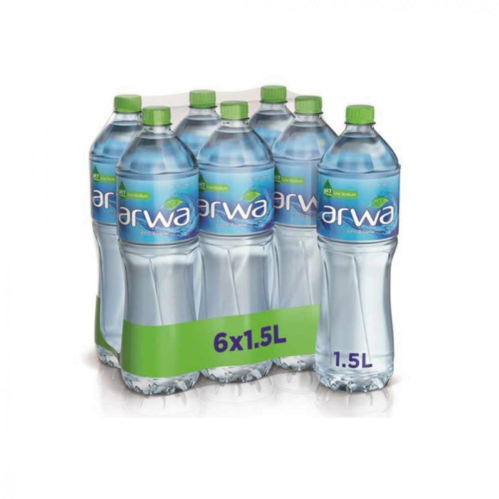 Arwa Drinking Water 6 x 1.5Ltr  Arwa Drinking Water 6 x 1.5Ltr