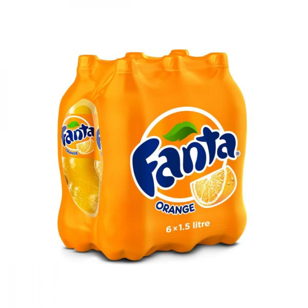 Fanta Orange Soft Drink 6 x 1.25Ltr 